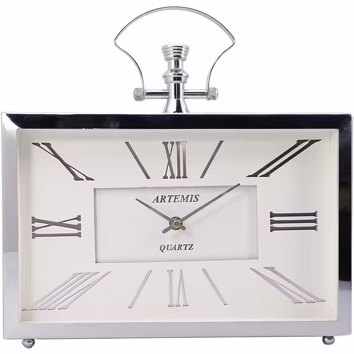 ساعت رومیزی آرتمیس کد 2032 Light Gray Silver خاکستری نقره ای روشن