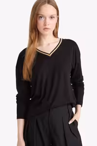 تیشرت زنانه مشکی دفکتو