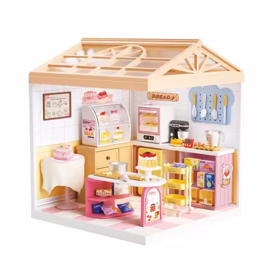 کیت خانه سازی مینیاتوری مدل قنادی کد 8008