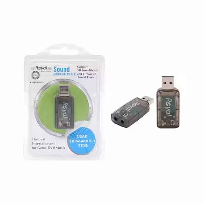 کارت صدا رویال مدل RS-501 – مشکی