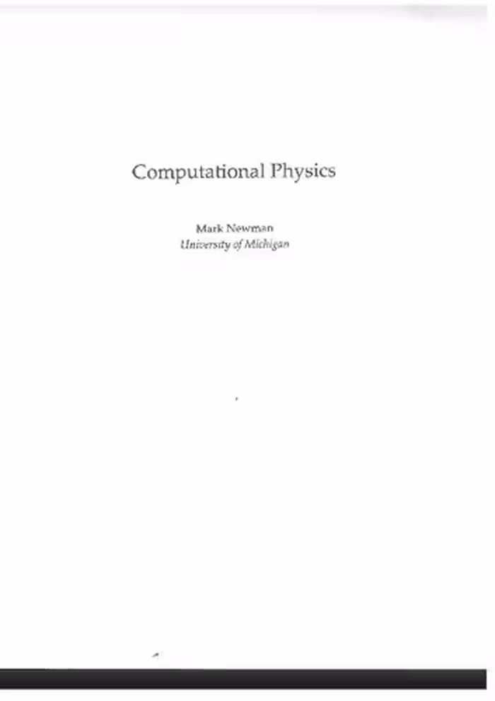 خرید و دانلود نسخه کامل کتاب Computational Physics