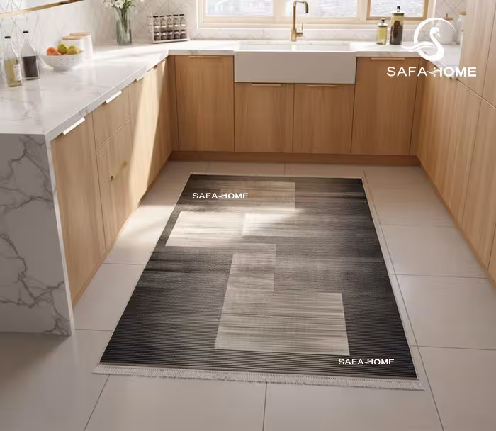 فرشینه شانل مخمل 225×150 طرح مدرن