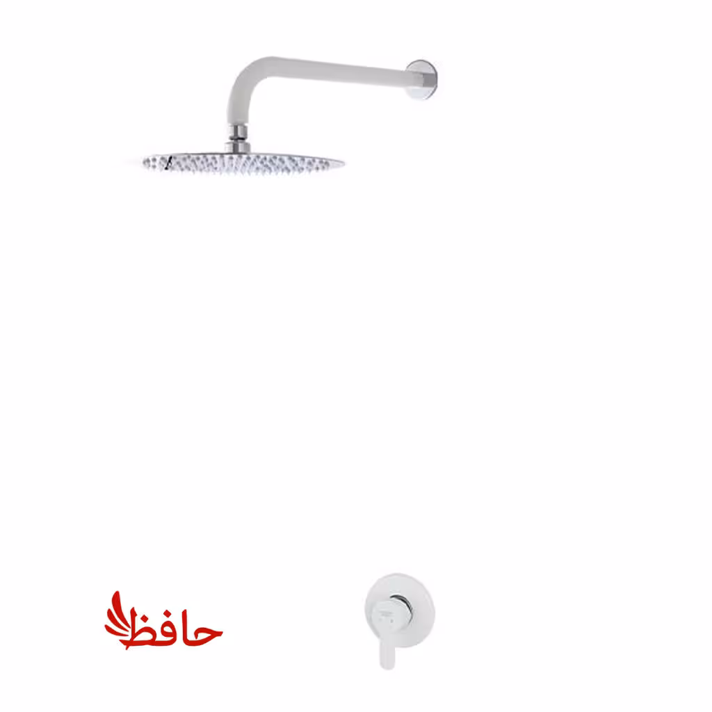 شیر حمام توکار راسان مدل ویوات تنسو شیری کروم کلاس 3