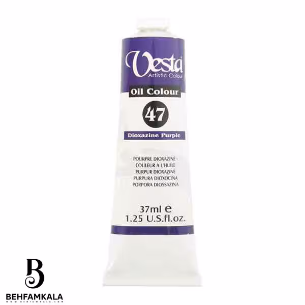 رنگ روغن وستا مدل Dioxazine Purple 47 حجم 37 میلی لیتر0.1