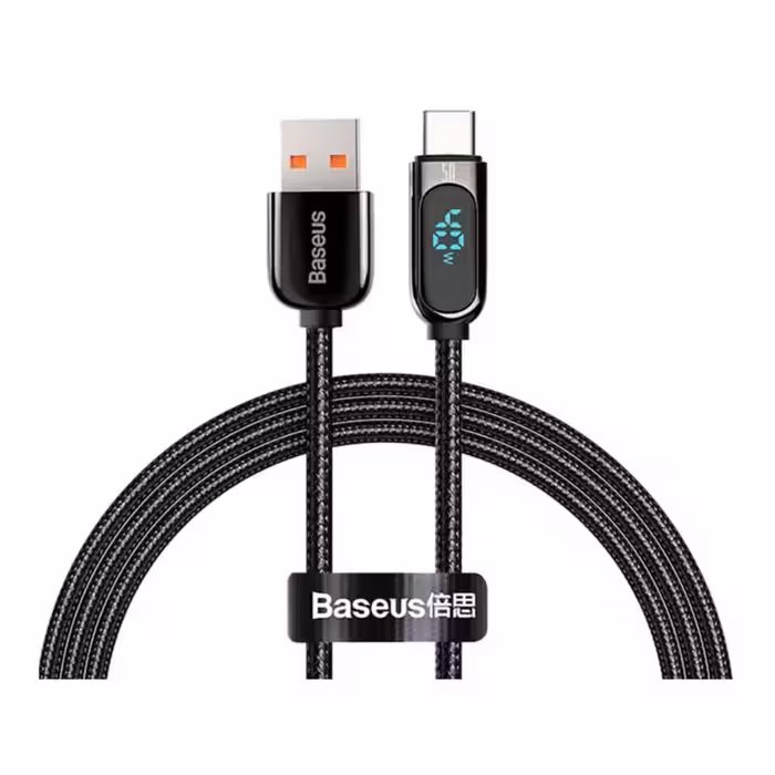 کابل تبدیل USB به USB-C باسئوس مدل Display Fast Charging-40w طول 1 متر