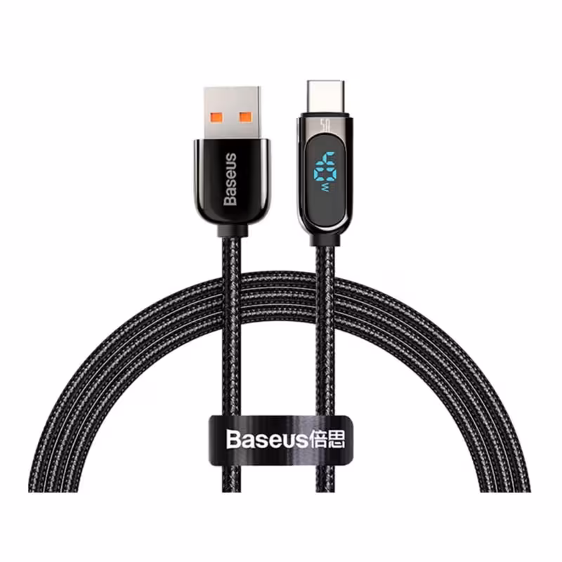 کابل تبدیل USB به USB-C باسئوس مدل Display Fast Charging-40w طول 1 متر