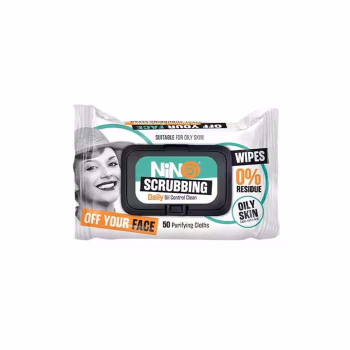 دستمال مرطوب کنترل کننده چربی صورت و لایه بردار نینو