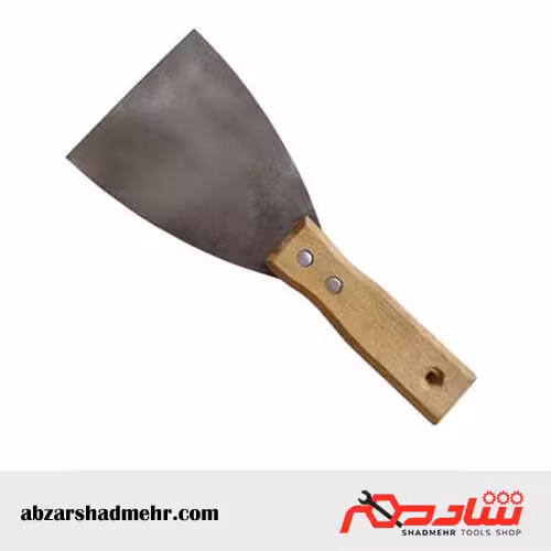 کاردک 8 سانتی دسته چوبی