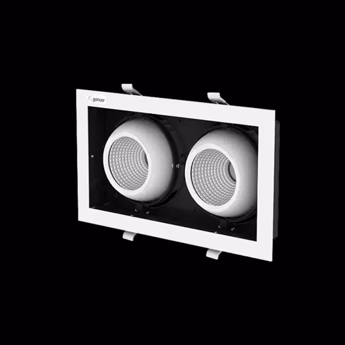 چراغ سقفی توکار 60 وات LED گلنور مدل پیکسل