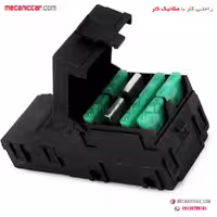 جعبه فیوز کالسکه ای 6 تیغه پژو 405 و سمند و پارس elx ایمن تک