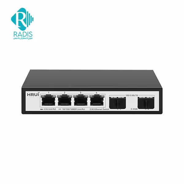 سوئیچ اترنت 4 پورت HRUI مدل HR-SWTG024AS