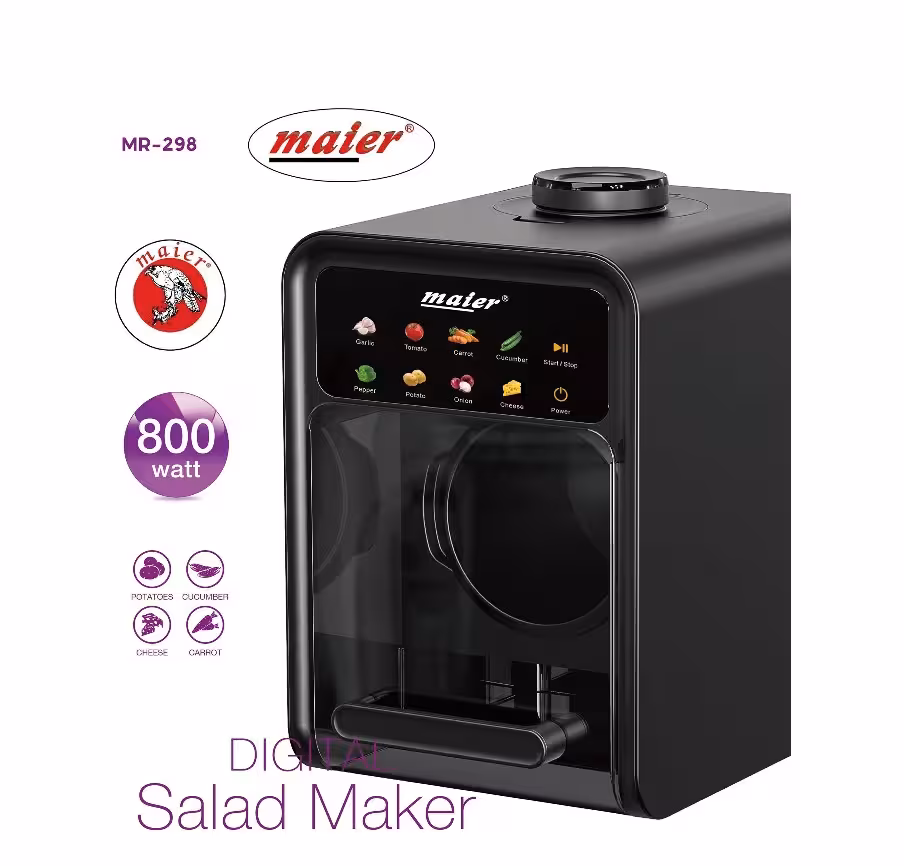 سالادساز دیجیتال مایر MR-298 | خرید سالادساز 8 تیغه Maier اصل