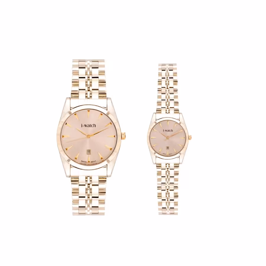 ساعت مچی ست زنانه ومردانه ای واچ-iwatch-190202