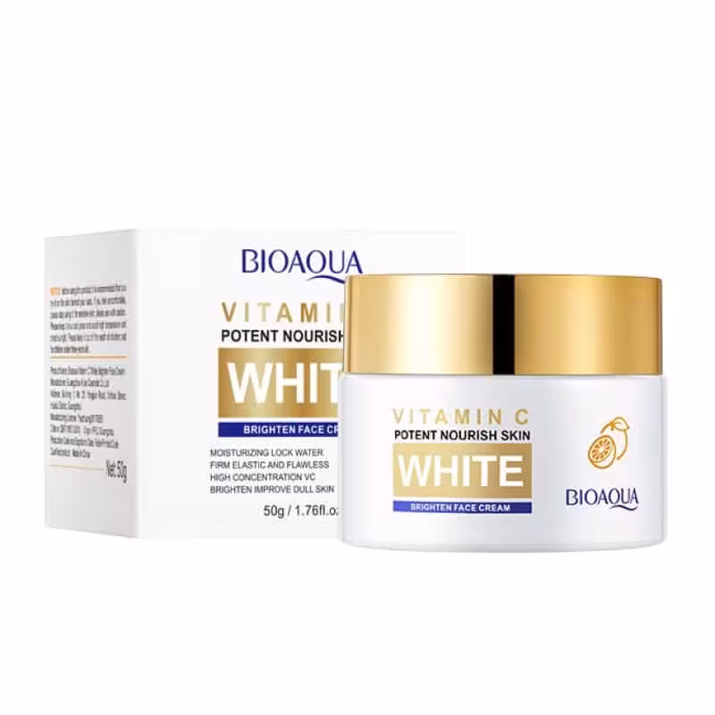 کرم صورت سفید کننده ویتامین سی VITAMIN C بیوآکوا BIOAQUA