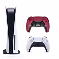 پلی استیشن 5 با درایو به همراه دسته قرمز