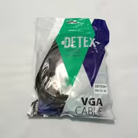 کابل مانیتور یا وی جی  ای VGA برند DETEX  متراژ 3 متری | amazonchi