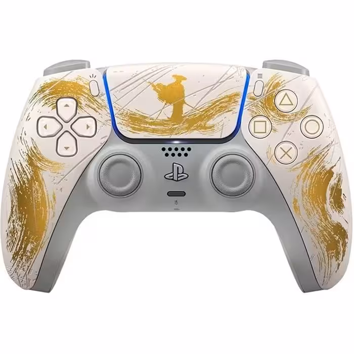 دسته بازی  PS5 DualSense - Ghost of Yotei Gold Limited Edition