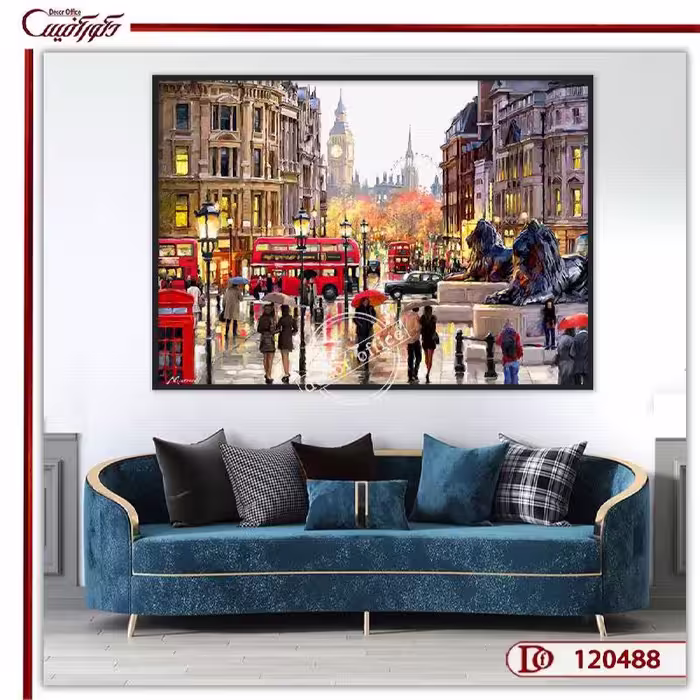 تابلو دیواری منظره شهری R120488