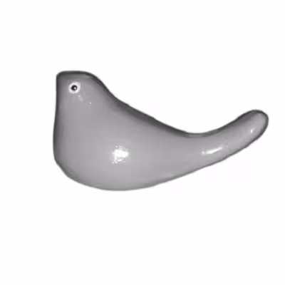 مجسمه سفالی طرح مرغ آمین کد M 14 بسته دو عددی 