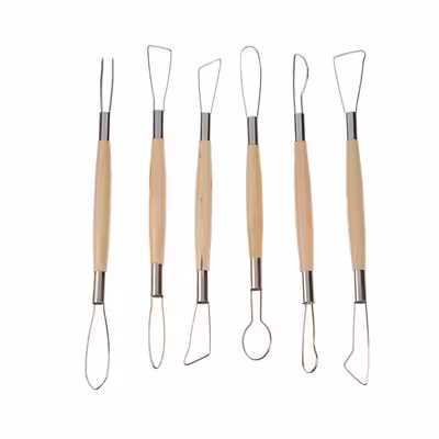 ابزار سفالگری مدل rima-01 کد 76217 بسته 6 عددی