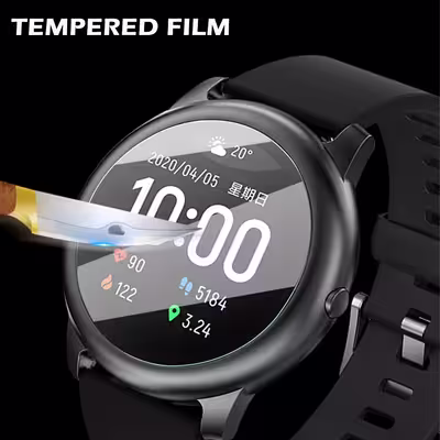 محافظ صفحه نمایش لاین مدل RB007 مناسب برای ساعت هوشمند شیایومی Smart Watch Haylou Solar LS05 بسته دو عددی
