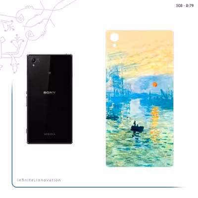 برچسب پوششی ماهوت مدل Impression of Monet مناسب برای گوشی موبایل سونی Xperia Z1