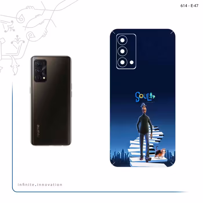 برچسب پوششی ماهوت مدل soul مناسب برای گوشی موبایل ریلمی GT Master