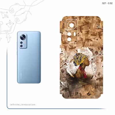 برچسب پوششی ماهوت مدل Collage of African Women مناسب برای گوشی موبایل شیائومی 12X