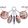 جاکلیدی خندالو طرح گل مدل دوطرفه کد 54495449