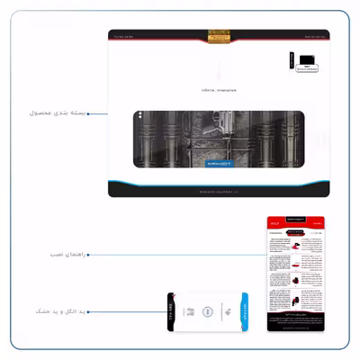 برچسب پوششی ماهوت مدل Gun مناسب برای تبلت اپل iPad Pro 11 (GEN 2) 2020 A2230