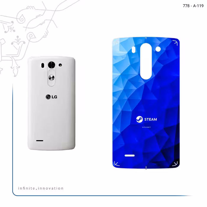 برچسب پوششی ماهوت مدل STEAM Game Consol مناسب برای گوشی موبایل ال جی G3 Beat