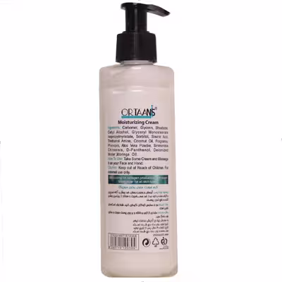 کرم مرطوب کننده اورتانیس مدل مورینگا حجم 250 میلی لیتر
