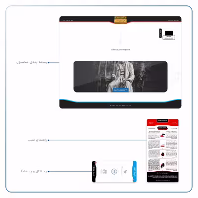 برچسب پوششی ماهوت مدل Ferdowsi-Logo مناسب برای تبلت هوآوی Matepad 10.4 2020 BAH3-L09