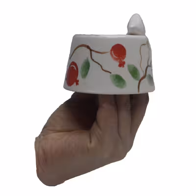 جاشمعی سرامیکی مدل بهار گلها کد Shex01