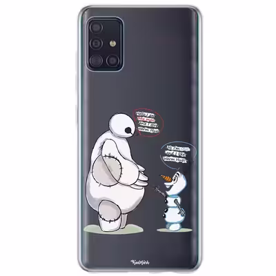 کاور طرح Olaf &amp; Baymax مناسب برای گوشی موبایل سامسونگ Galaxy A51 