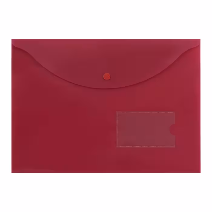 پوشه دکمه دار پاپکو مدل بیزنس - A4-116BM بسته 36 عددی