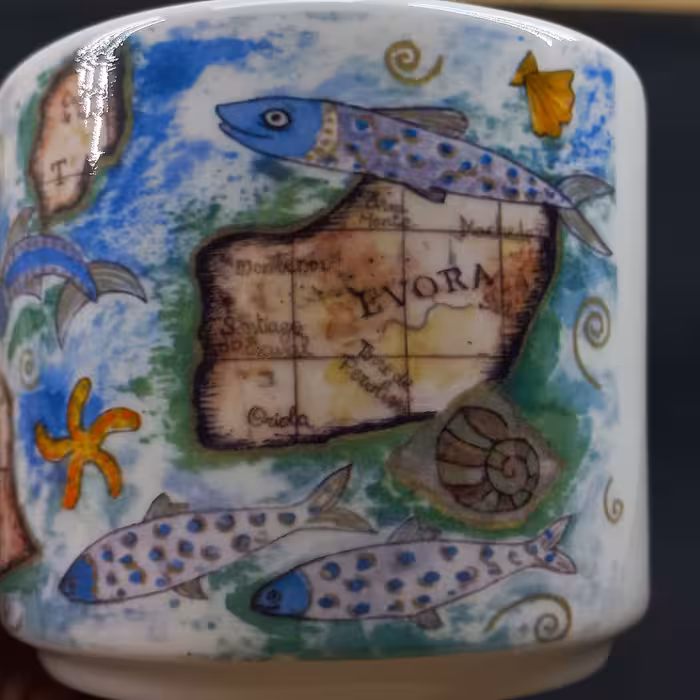 گلدان دکوری مدل رومیزی طرح بوهو کد 1 به همراه زیرگلدانی