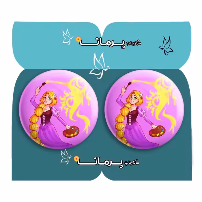  پیکسل پرمانه طرح گیسوکمند کد pm2n.15654 مجموعه 2 عددی