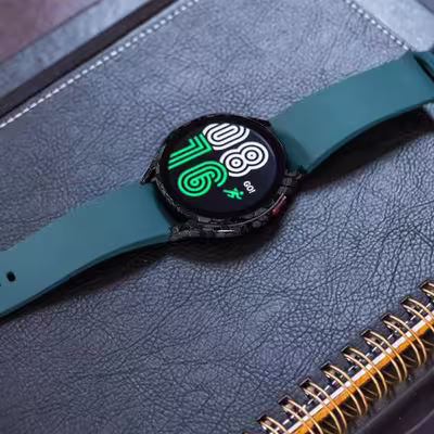 برچسب ماهوت طرح Honey Comb Circle مناسب برای ساعت هوشمند سامسونگ Watch4 40mm