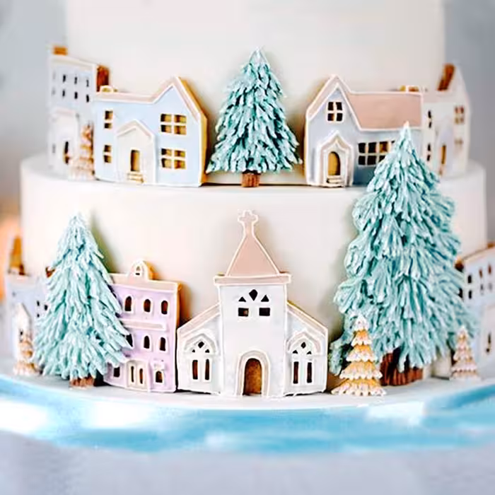 قالب فوندانت به گز مدل خانه و آپارتمان