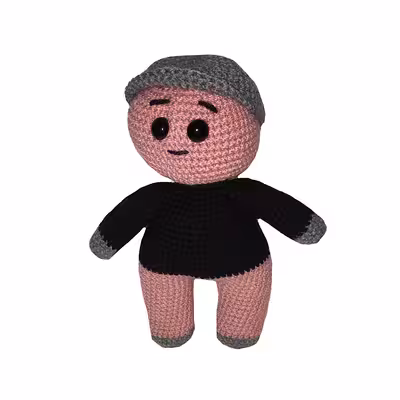 عروسک بافتنی مدل m1