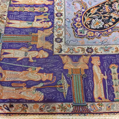 رومیزی ترمه صفائی کد 18