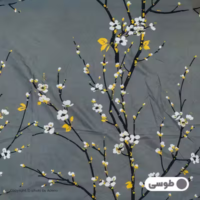 ملحفه آدنو مدل گلریز کد CH52 دونفره سایز 220x240 سانتی متر 