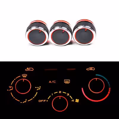 ولوم کنترل سرعت تهویه کولر و بخاری خودرو مدل VOLB-MESH مناسب برای پژو 206 بسته 3 عددی