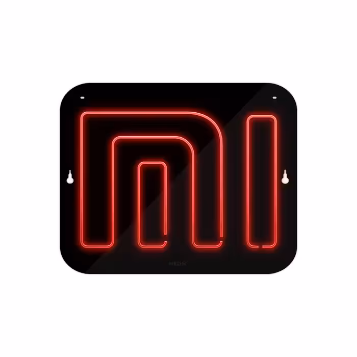 چراغ دیواری نئون دیزاین مدل Xiaomi-BL_RD