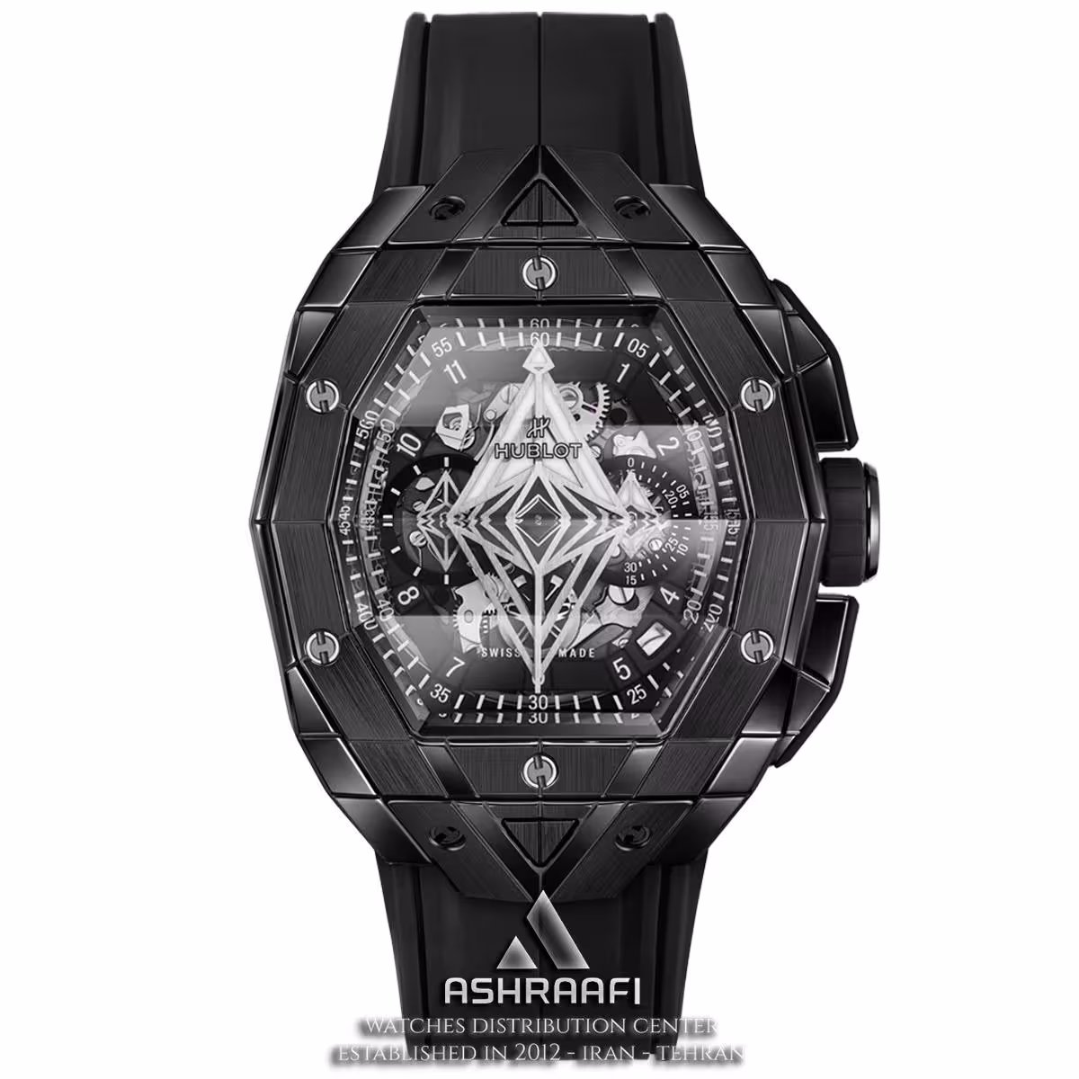 ساعت مردانه هابلوت Hublot Big Bang Sang Bleu King Black