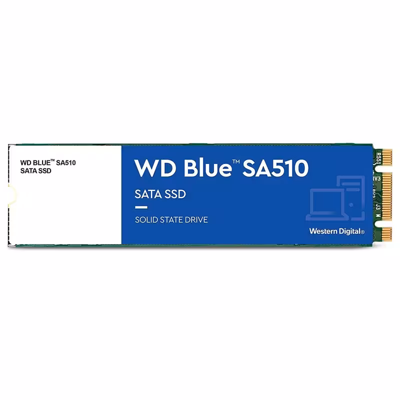 حافظه SSD سایز M.2 2280 وسترن دیجیتال مدل SA510 blue ظرفیت 1TB