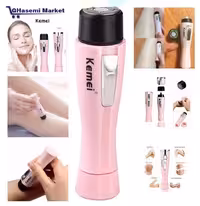 اپیلاتور برقی زنانه، خط بیکینی زنانه، تیغ، دستگاه موبر، با باتریKemei KM-1012