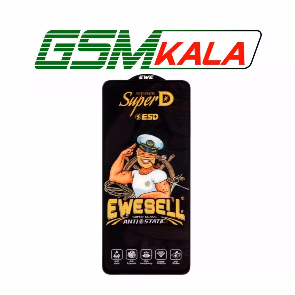 گلس Super D Esd Ewesell شیائومی Xiaomi redmi note 12 4g - note 12 5g - popco x5