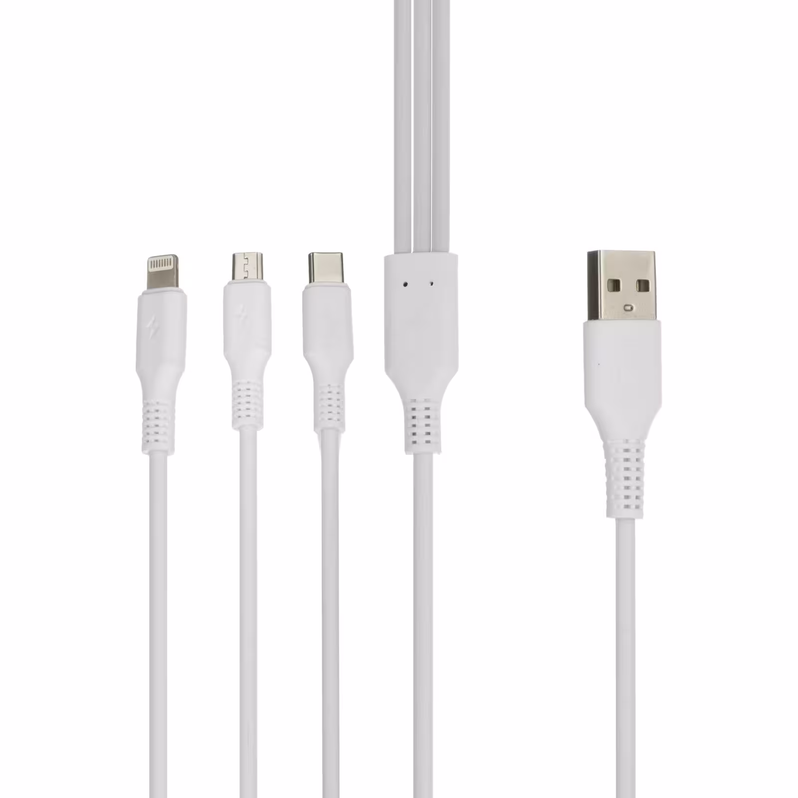 کابل تبدیل USB به لایتنینگ/USB-C/microUSB اوی مدل OV-102 طول 1 متر سفید